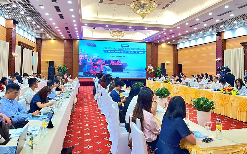 Diễn đ&agrave;n "Chuyển dịch chuỗi cung ứng to&agrave;n cầu mở ra cơ hội cho doanh nghiệp Việt Nam" - Ảnh 4.