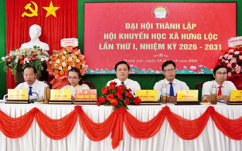 Đại hội thành lập Hội Khuyến học xã Hưng Lộc, thành phố Huế nhiệm kỳ 2026-2031 - Ảnh 3.