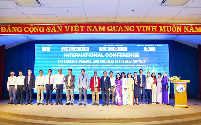 Trường Đại học T&agrave;i ch&iacute;nh - Marketing: Hội thảo khoa học quốc tế "Kinh tế, t&agrave;i ch&iacute;nh v&agrave; kinh doanh trong bối cảnh mới" - Ảnh 4.