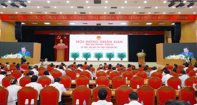 Ông Nguyễn Thế Mạnh được HĐND tỉnh Thái Nguyên bầu giữ chức Chủ tịch UBND tỉnh - Ảnh 2.