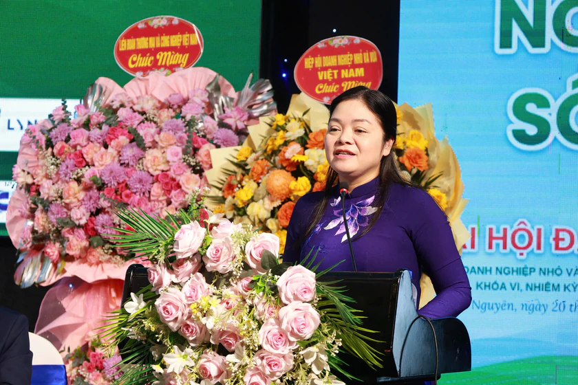 Thái Nguyên tổ chức Đại hội Hiệp hội Doanh nghiệp nhỏ và vừa - Ảnh 5.