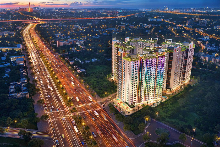 Nút giao Mỹ Yên - Điểm kết nối gia tăng giá trị bất động sản Bến Lức - Ảnh 1.