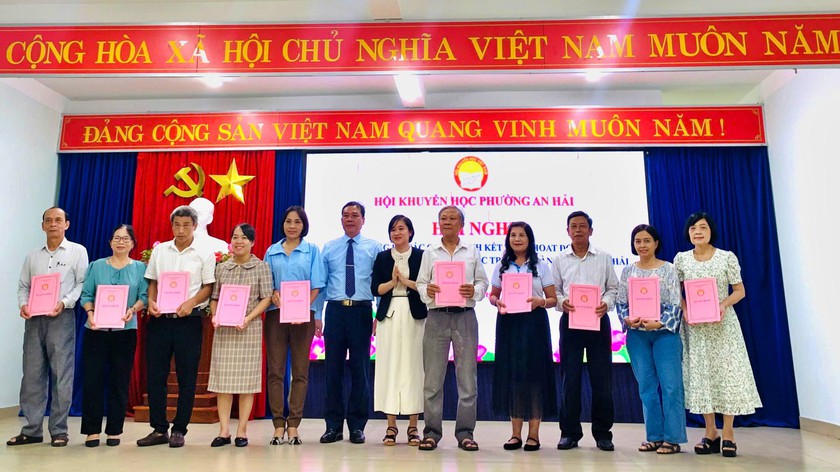 Hội Khuyến học An Hải, Đà Nẵng kiện toàn tổ chức sau sắp xếp, tiếp sức học sinh khó khăn - Ảnh 2.