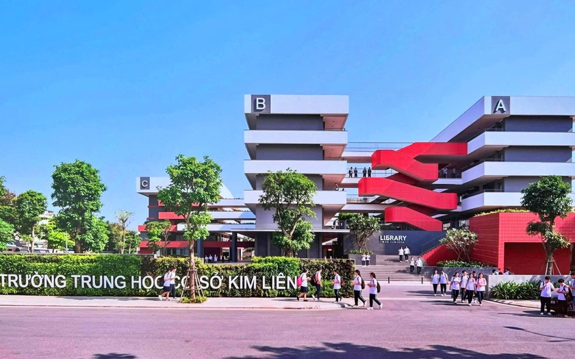 Khởi công thêm công trình trường học, nới rộng không gian giáo dục hiện đại cho học sinh Thủ đô - Ảnh 2.