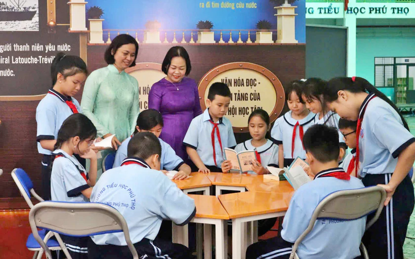 "Địa chỉ đỏ" gi&aacute;o dục tư tưởng, đạo đức, phong c&aacute;ch Hồ Ch&iacute; Minh trong trường tiểu học - Ảnh 3.