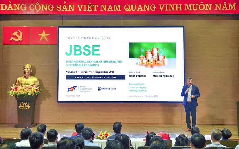 Trường Đại học T&ocirc;n Đức Thắng ra mắt Tạp ch&iacute; quốc tế về Kinh doanh v&agrave; Kinh tế bền vững - Ảnh 3.