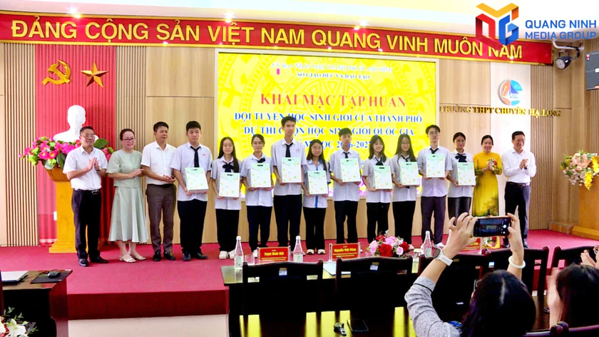 Quảng Ninh tập huấn đội tuyển dự thi học sinh giỏi quốc gia năm học 2026-2027 - Ảnh 1.