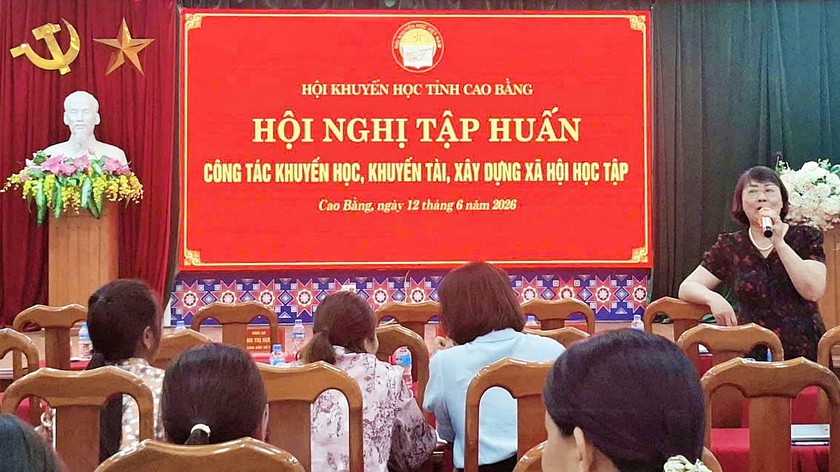 Khuyến học Cao Bằng bền bỉ với b&agrave;i to&aacute;n kh&oacute; x&acirc;y dựng x&atilde; hội học tập nơi non cao - Ảnh 3.