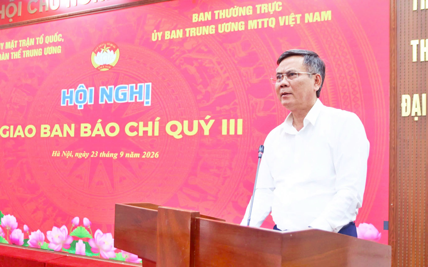 Đổi mới m&ocirc; h&igrave;nh tổ chức v&agrave; n&acirc;ng cao t&iacute;nh chuy&ecirc;n nghiệp của b&aacute;o ch&iacute; hệ thống Mặt trận Tổ quốc - Ảnh 2.