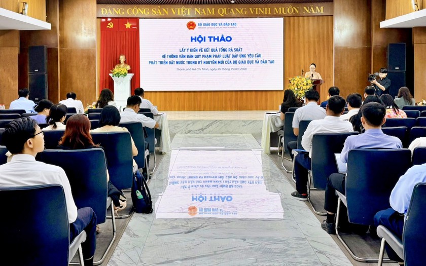 R&agrave; so&aacute;t ph&aacute;p luật gi&aacute;o dục để khơi th&ocirc;ng những điểm nghẽn ph&aacute;t triển trong kỷ nguy&ecirc;n mới - Ảnh 1.