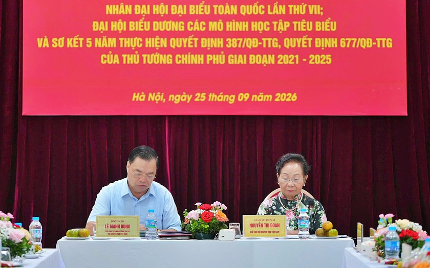 Hội Khuyến học Việt Nam gặp mặt b&aacute;o ch&iacute;: Lan tỏa tinh thần học tập suốt đời trong kỷ nguy&ecirc;n mới - Ảnh 1.