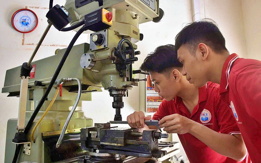 Trường Cao đẳng Kỹ nghệ II xếp hạng trường học xanh quốc tế - Ảnh 1.