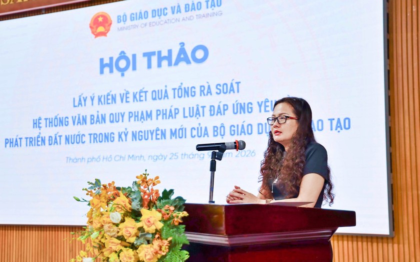 R&agrave; so&aacute;t ph&aacute;p luật gi&aacute;o dục để khơi th&ocirc;ng những điểm nghẽn ph&aacute;t triển trong kỷ nguy&ecirc;n mới - Ảnh 2.