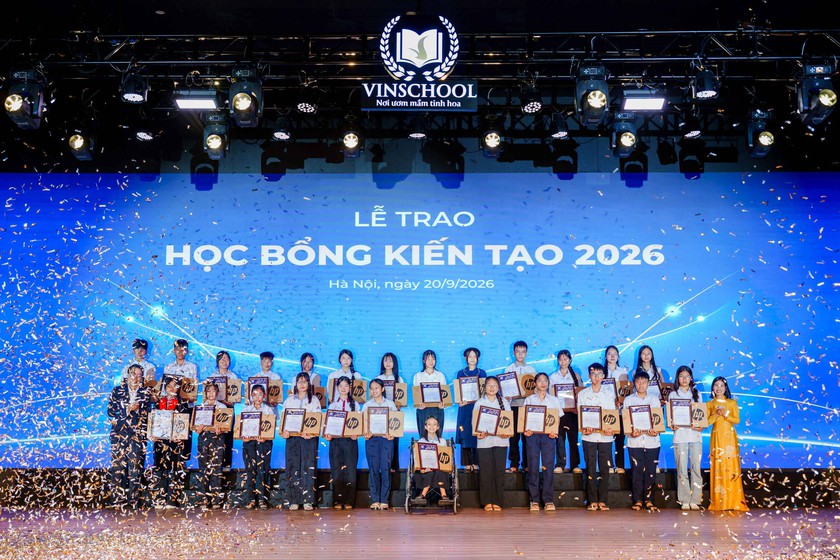 Học bổng Kiến tạo mùa 6 của Vinschool: Trao cơ hội để học sinh kiến tạo tương lai - Ảnh 1.