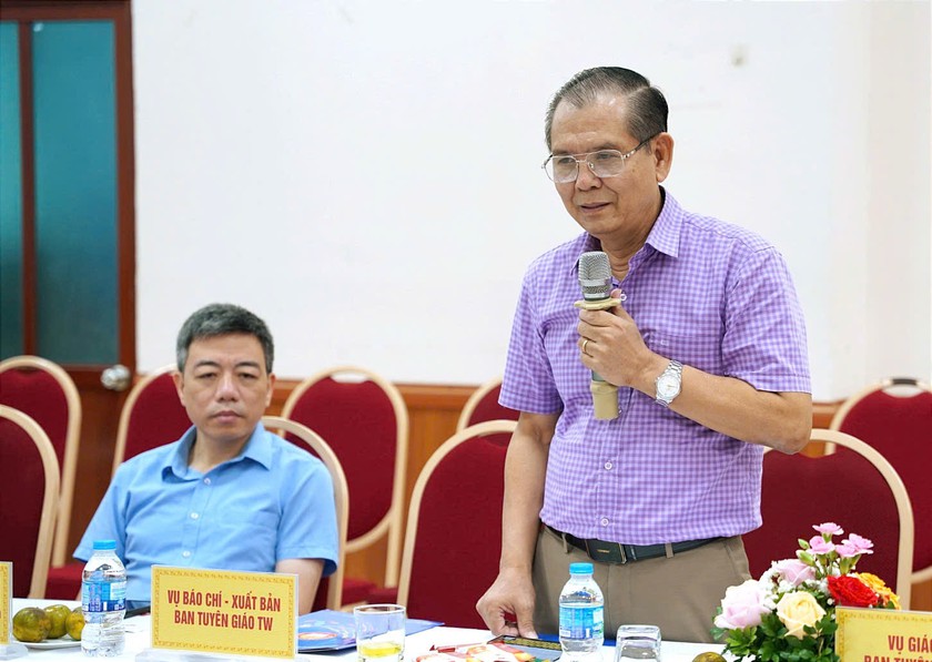 Hội Khuyến học Việt Nam gặp mặt b&aacute;o ch&iacute;: Lan tỏa tinh thần học tập suốt đời trong kỷ nguy&ecirc;n mới - Ảnh 11.