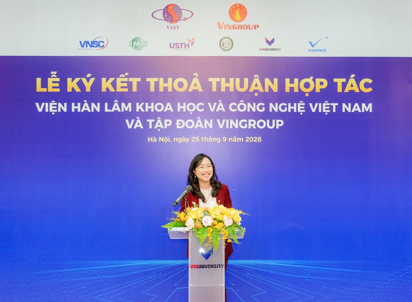 Vingroup và Viện Hàn lâm Khoa học và Công nghệ Việt Nam hợp tác phát triển công nghệ mũi nhọn - Ảnh 2.