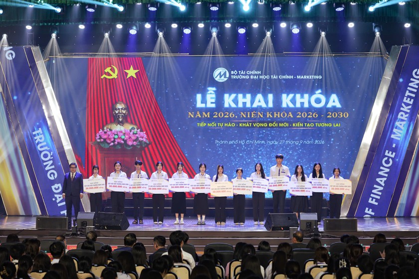 Trường Đại học Tài chính - Marketing khai khóa 2026: Tiếp nối tự hào – Khát vọng đổi mới – Kiến tạo tương lai - Ảnh 1.