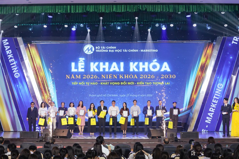 Trường Đại học Tài chính - Marketing khai khóa 2026: Tiếp nối tự hào – Khát vọng đổi mới – Kiến tạo tương lai - Ảnh 3.