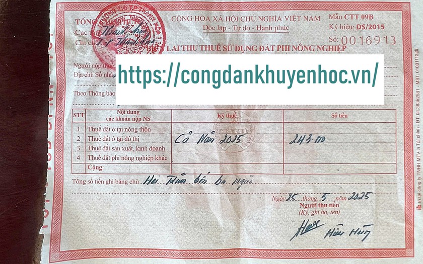 "Loạn" kiểm tra, đối chiếu thuế phi n&ocirc;ng nghiệp ở Hạc Th&agrave;nh, Thanh H&oacute;a: Khi người d&acirc;n th&agrave;nh "con nợ" - Ảnh 2.