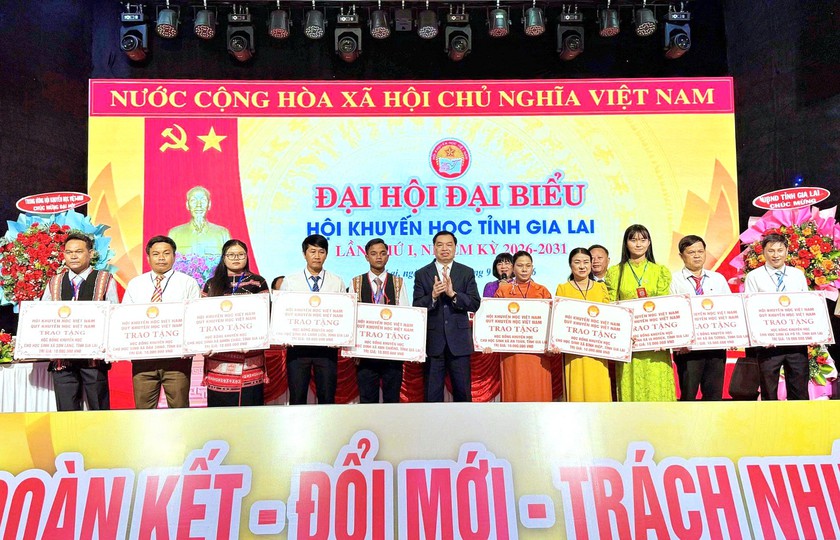 Đại hội đại biểu Hội Khuyến học Gia Lai lần thứ I quyết t&acirc;m đột ph&aacute; x&acirc;y dựng x&atilde; hội học tập - Ảnh 3.