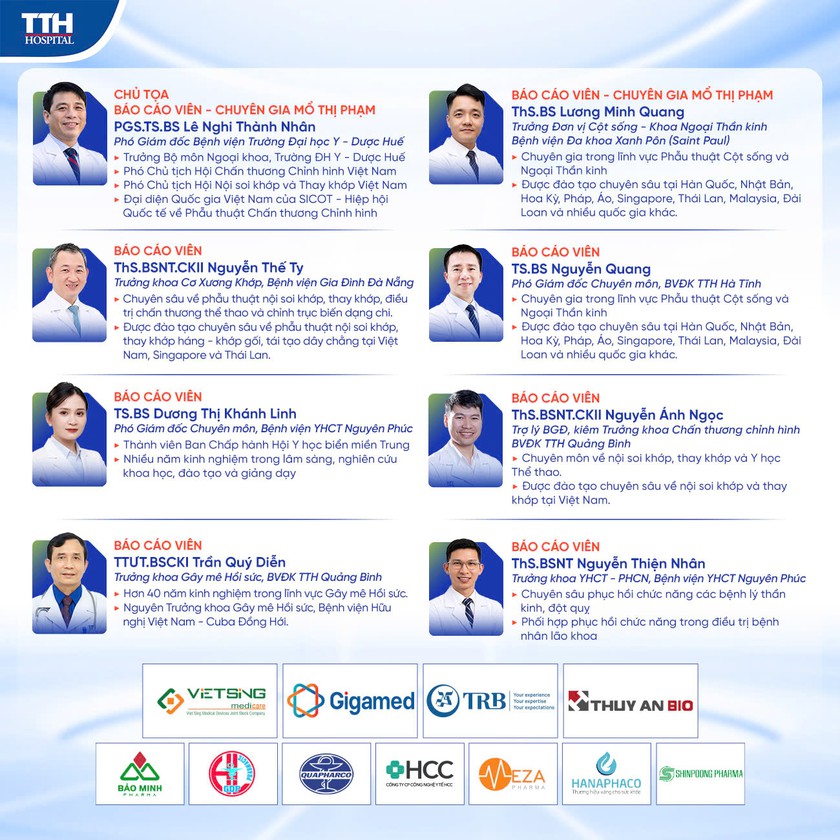 BỆNH VIỆN TTH QUẢNG B&Igrave;NH TỔ CHỨC HỘI NGHỊ KHOA HỌC "XU HƯỚNG MỚI TRONG ĐIỀU TRỊ CƠ XƯƠNG KHỚP & CỘT SỐNG NĂM 2026" - Ảnh 2.
