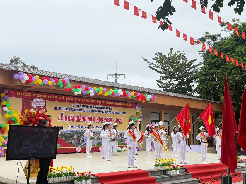 Cao Bằng vào năm học mới: Dấu ấn những ngôi trường nội trú liên cấp nơi biên cương - Ảnh 6.