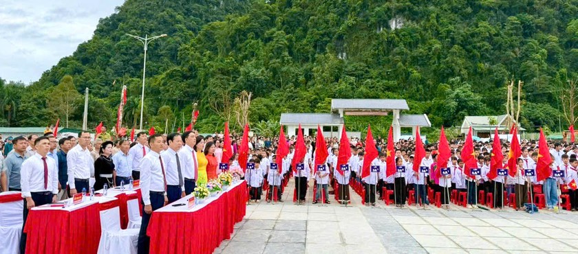 Cao Bằng vào năm học mới: Dấu ấn những ngôi trường nội trú liên cấp nơi biên cương - Ảnh 4.