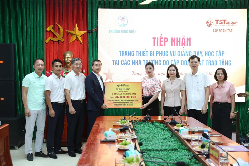 T&T Group đồng h&agrave;nh c&ugrave;ng ng&agrave;nh gi&aacute;o dục trong ng&agrave;y khai giảng năm học 2026 - 2027 - Ảnh 2.