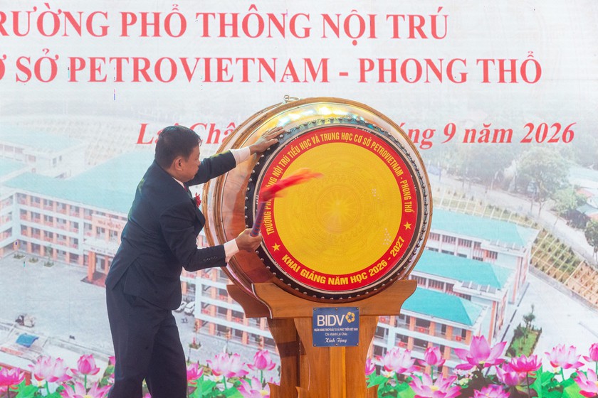 Thêm ngôi trường xinh đẹp giữa núi rừng Tây Bắc - Ảnh 2.
