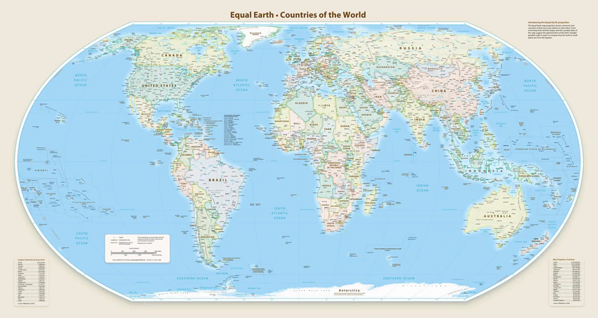 Equal Earth và nghị quyết "Sửa lại bản đồ" của Liên Hợp Quốc - Ảnh 1.