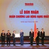 Báo Nhân Dân đón nhận Huân chương Lao động hạng Nhất, kỷ niệm 75 năm Ngày ra số đầu