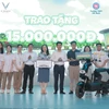 Học sinh Hà Nội thích thú lái thử xe máy điện VinFast, góp phần lan tỏa lối sống xanh