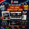 Thể thao Văn hoá phủ sóng World Cup 2026