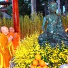 Khánh thành đền thờ và an vị tượng Phật Hoàng Trần Nhân Tông tại Thiền viện Trúc Lâm Phương Nam Cần Thơ
