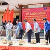 Trường Đại học Tài chính – Marketing khởi công các công trình tri ân, an sinh xã hội tại Quảng Ngãi