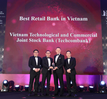 The Asian Banker vinh danh Techcombank là "Ngân hàng bán lẻ xuất sắc nhất"