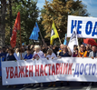Giáo viên Serbia biểu tình đòi tăng lương