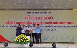 Huyện Mê Linh, Hà Nội khai mạc Tuần lễ hưởng ứng học tập suốt đời năm 2022