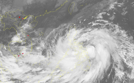 Xuất hiện bão NALGAE mạnh cấp 9, giật cấp 11 gần Biển Đông