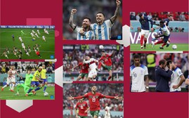 [Infographic] Tứ kết World Cup 2022: Vinh quang và cay đắng