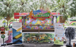 “Phòng tranh xe tải” - triển lãm lưu động ở Singapore