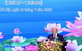Tổng Bí thư dự Lễ kỷ niệm 60 năm Ngày Thiết lập quan hệ ngoại giao Việt Nam - Lào