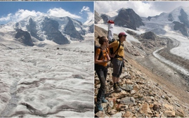 Đến năm 2100, các sông băng trên dãy Alps sẽ mất hơn 80% dung tích hiện tại