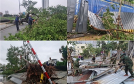 Chùm ảnh bão số 4 gây thiệt hại tại các tỉnh thành miền Trung