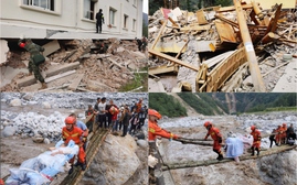 Trung Quốc: Dốc toàn lực cứu trợ hàng trăm nạn nhân vụ động đất ở Tứ Xuyên