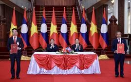 Việt Nam - Lào chính thức thiết lập quan hệ Đối tác số