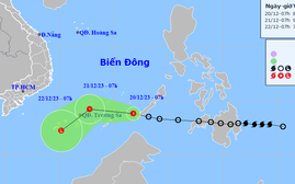 Diễn biến mới nhất của áp thấp nhiệt đới đã đi vào Biển Đông