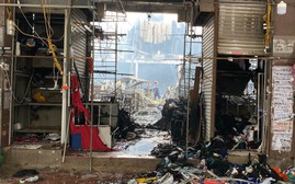 Hải Phòng: Khung cảnh tan hoang của chợ Tam Bạc sau vụ cháy lớn