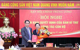 Bổ nhiệm ông Đặng Văn Dũng giữ chức Phó Trưởng Ban Nội chính Trung ương