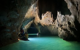 Ảnh phát hiện 22 hang động dài gần 12km ở Quảng Bình